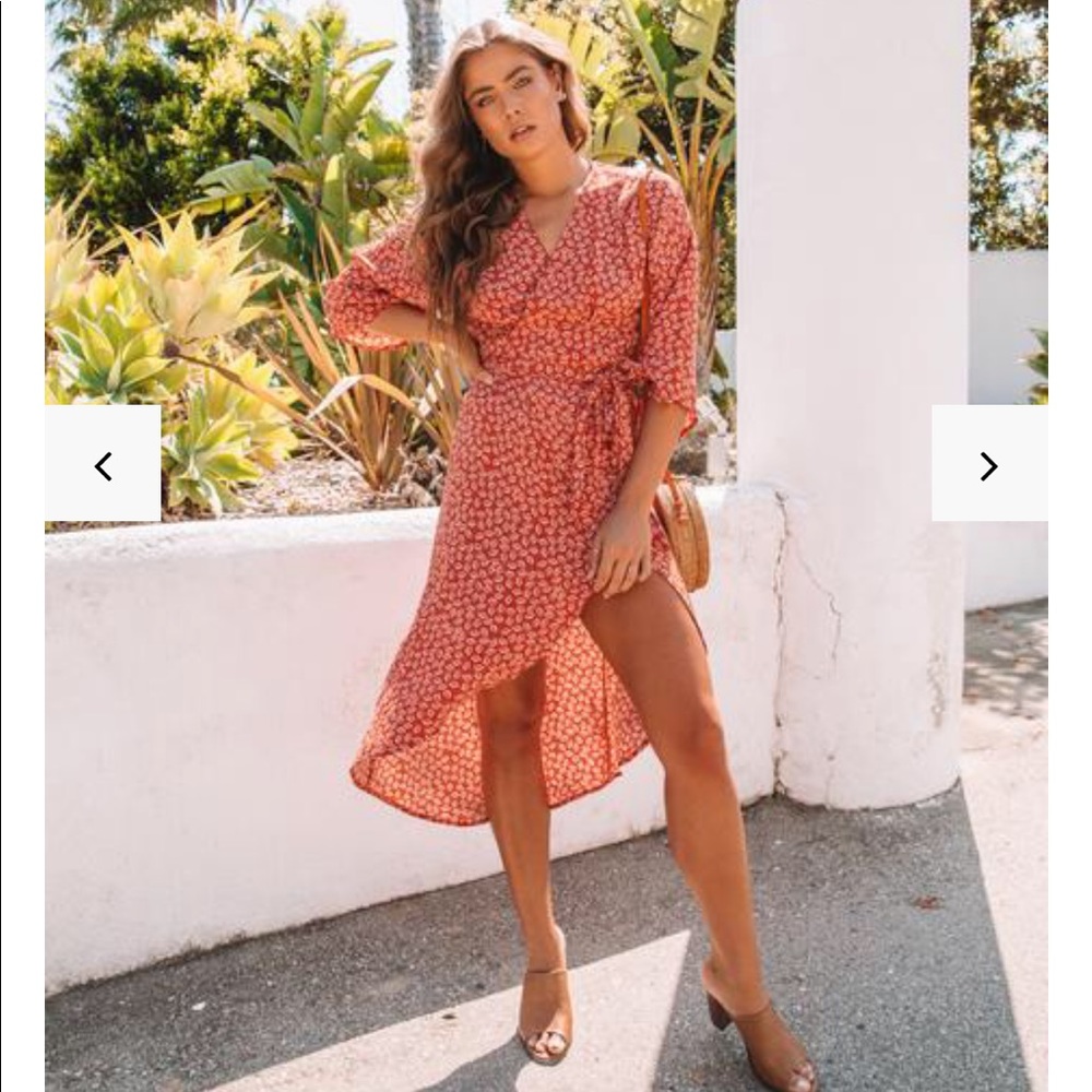 VICI Midi Wrap Dress